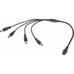 Καλώδιο τροφοδοσίας 1x σε 4x DC 2.1/5.5 F/M