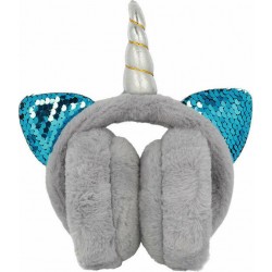 Gjby Unicorn Ενσύρματα Over ear Παιδικά Ακουστικά Γκρι