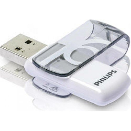Philips Vivid 32GB USB 2.0 Stick Λευκό (FM32FD05B/00) (PHIFM32FD05B-00)