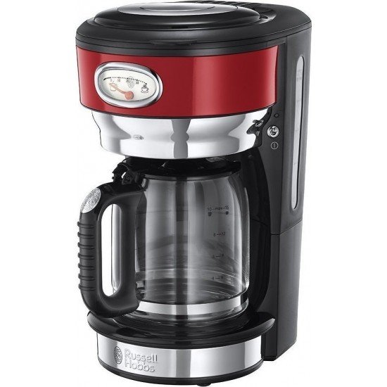 RUSSELL HOBBS 21700-56 Retro Ribbon Red Coffee Maker RUSSELL HOBBS 21700-56 Retro Ribbon Red Coffee Maker