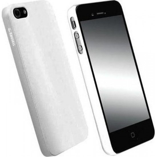 KRUSELL ΘΗΚΗ IPHONE SE/5S/5 FACEPLATE BIOCOVER WHITE KRUSELL ΘΗΚΗ IPHONE SE/5S/5 FACEPLATE BIOCOVER WHITE