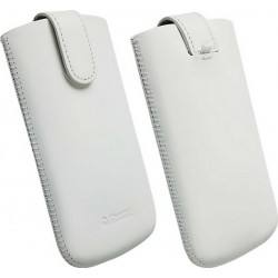 KRUSELL ΘΗΚΗ ΠΟΥΓΚΙ SLIM LEATHER ASPERO WHITE L LONG