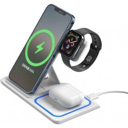 XO Ασύρματος Φορτιστής (Qi Pad) 15W Λευκός (WX023) XO Ασύρματος Φορτιστής (Qi Pad) 15W Λευκός (WX023)