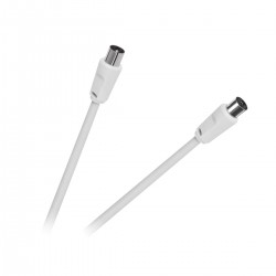 Καλώδιο κεραίας TV 5m M/F DM PRO λευκό