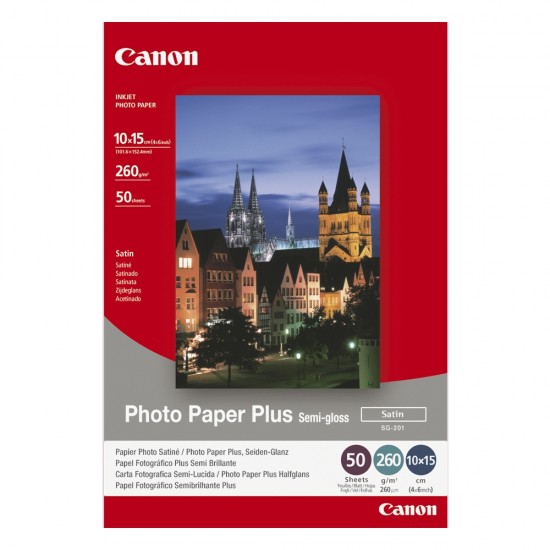 Canon Φωτογραφικό Χαρτί A6 Semi Gloss 260g/m² 50 Φύλλα (1686B015) (CAN-SG201A6) Canon Φωτογραφικό Χαρτί A6 Semi Gloss 260g/m² 50 Φύλλα (1686B015) (CAN-SG201A6)