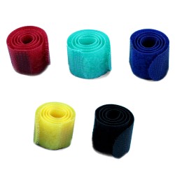 MediaRange Hook and Loop cable ties 16x215mm Assorted Colours (5) (MRCS302) MediaRange Hook and Loop cable ties 16x215mm Assorted Colours (5) (MRCS302)