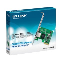 TP-LINK Ethernet Card V2 PCI Express 3 10/100/1000 Mbps (TG-3468) (TPTG-3468) TP-LINK Ethernet Card V2 PCI Express 3 10/100/1000 Mbps (TG-3468) (TPTG-3468)