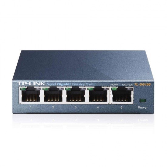 TP-LINK Switch 10/100/1000 Mbps 5 Ports (TL-SG105) (TPTL-SG105) TP-LINK Switch 10/100/1000 Mbps 5 Ports (TL-SG105) (TPTL-SG105)