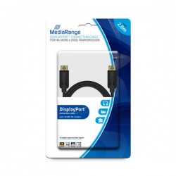 Καλώδιο MediaRange DisplayPort connection cable, gold-plated contracts, 2.0M, Black (MRCS159) Καλώδιο MediaRange DisplayPort connection cable, gold-plated contracts, 2.0M, Black (MRCS159)