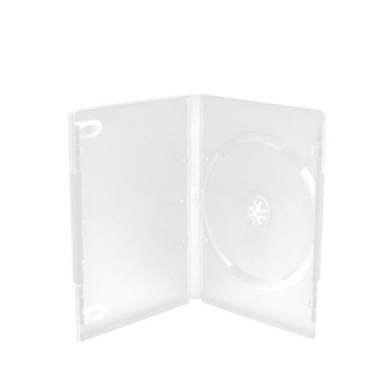 MediaRange DVD Case  for 1 Disc 14mm Frosted/Transparent (MRBOX25-M)