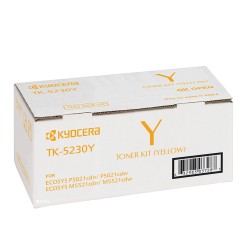 KYOCERA ECOSYS M5521MFP/P5021 TONER HC YELLOW (TK-5230Y) (KYOTK5230Y) KYOCERA ECOSYS M5521MFP/P5021 TONER HC YELLOW (TK-5230Y) (KYOTK5230Y)
