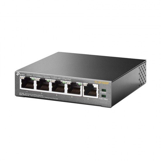 TP-LINK Switch V12 10/100 Mbps 5 Ports (TL-SF1005P) (TPTL-SF1005P) TP-LINK Switch V12 10/100 Mbps 5 Ports (TL-SF1005P) (TPTL-SF1005P)