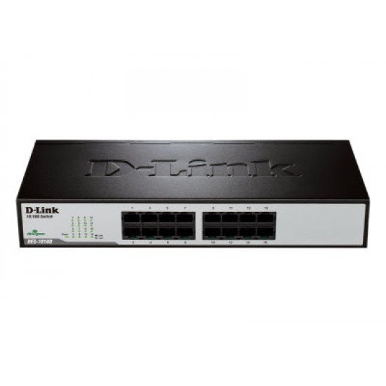 D-Link DES-1016D - Fast Ethernet Unmanaged Desktop Switch - 16 ports D-Link DES-1016D - Fast Ethernet Unmanaged Desktop Switch - 16 ports