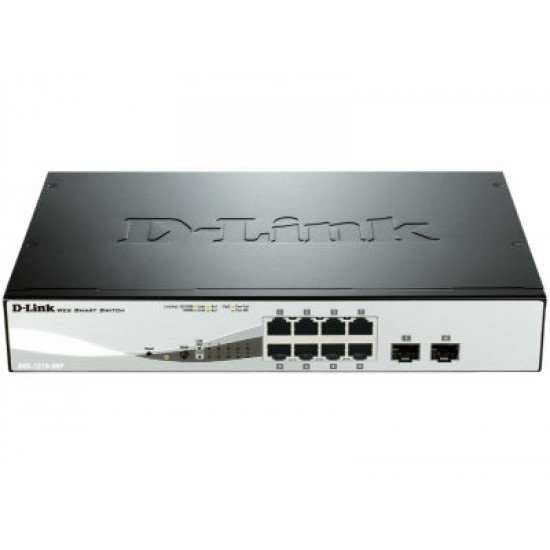 D-Link DGS-1210-08P Gigabit Smart - Switch - 8 ports D-Link DGS-1210-08P Gigabit Smart - Switch - 8 ports
