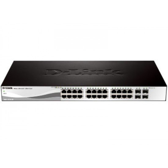 D-Link DGS-1210-28 Gigabit Smart+ - Switch - 28 ports D-Link DGS-1210-28 Gigabit Smart+ - Switch - 28 ports