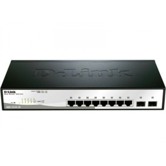 D-Link DGS-1210-10 Gigabit Smart+ - Switch - 10 ports D-Link DGS-1210-10 Gigabit Smart+ - Switch - 10 ports