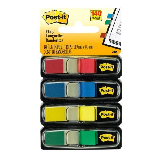 Σελιδοδείκτες 3M Post-It Βελάκια 4 Χρώματα Neon Φωσφοριζέ (MMM101041)