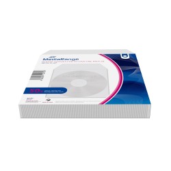 MediaRange Plastic sleeves for 1 disc with flap Transparent Pack 50 (MRBOX64) MediaRange Plastic sleeves for 1 disc with flap Transparent Pack 50 (MRBOX64)