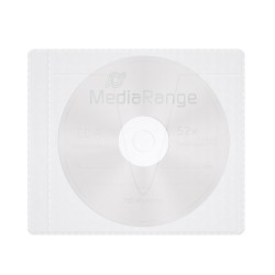 MediaRange Adhesive-backed fleece Sleeves for 1 disc White/semi-clear, Pack 50 (MRBOX69-50) MediaRange Adhesive-backed fleece Sleeves for 1 disc White/semi-clear, Pack 50 (MRBOX69-50)