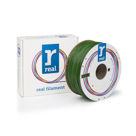 REAL ABS 3D Printer Filament - Green - spool of 1Kg - 1.75mm (REALABSGREEN1000MM175) REAL ABS 3D Printer Filament - Green - spool of 1Kg - 1.75mm (REALABSGREEN1000MM175)