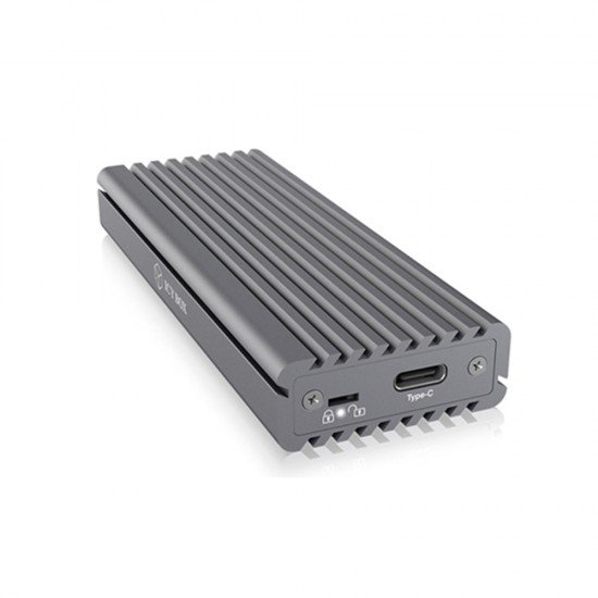 RaidSonic ICY BOX Θήκη για Σκληρό Δίσκο M.2 PCI Express NVME με σύνδεση USB 3.1 Type-C σε Γκρι χρώμα (IB-1817M-C31) (RSCIB-1817M-C31)
