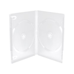 MediaRange DVD Case  for 2 Discs 14mm machine packing grade Frosted/Transparent (MRBOX26-M)