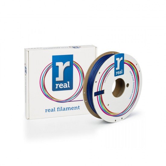 REAL PLA Sparkle 3D Printer Filament - Sparkle Blue Crystal - spool of 0.5Kg - 1.75mm (REFPLASPRKBLUE500MM175)