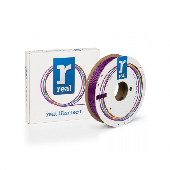 REAL PLA Sparkle 3D Printer Filament - Sparkle Topaz Purple - spool of 0.5Kg - 1.75mm (REFPLASPRKPURP500MM175)