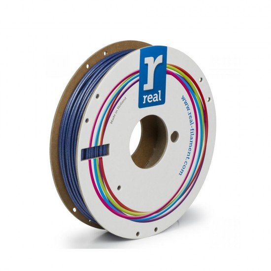 REAL PLA 3D Printer Filament - Sparkle Sapphire Blue - spool of 0.5Kg – 2.85mm (REFPLASPRKBLUE500MM285)