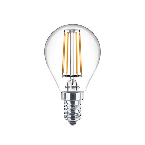 Philips E14 LED Warm White Flament Bullet Bulb 4.3W (40W) (LPH02396) (PHILPH02396) Philips E14 LED Warm White Flament Bullet Bulb 4.3W (40W) (LPH02396) (PHILPH02396)