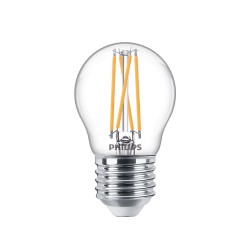 Philips E27 LED WarmGlow Filament Ball Bulb 1.8W (25W) (LPH02543) (PHILPH02543) Philips E27 LED WarmGlow Filament Ball Bulb 1.8W (25W) (LPH02543) (PHILPH02543)
