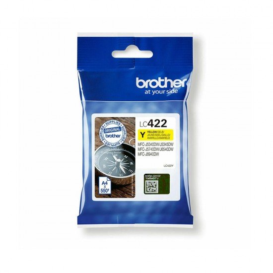 Brother Μελάνι Inkjet LC Yellow Cartridge (LC422Y) (BROLC422Y) Brother Μελάνι Inkjet LC Yellow Cartridge (LC422Y) (BROLC422Y)
