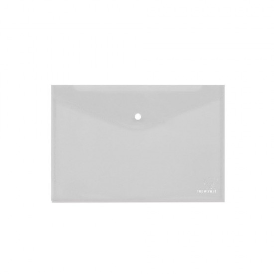 Typotrust Φάκελος με Κουμπί A5 Διάφανος (FP25005-10) (TYPFP25005-10)