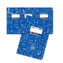 Doodle Τετράδιο Μπλε Ριγέ 17x25 50φ. (4301) (TYP4301) Doodle Τετράδιο Μπλε Ριγέ 17x25 50φ. (4301) (TYP4301)