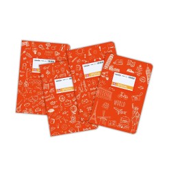 Doodle Τετράδιο Πορτοκαλί Ριγέ 17x25 50φ. (4305) (TYP4305) Doodle Τετράδιο Πορτοκαλί Ριγέ 17x25 50φ. (4305) (TYP4305)