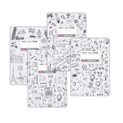 Typotrust Doodle Τετράδιο Λευκό Ριγέ 17x25 50φ. (4315) (TYP4315) Typotrust Doodle Τετράδιο Λευκό Ριγέ 17x25 50φ. (4315) (TYP4315)