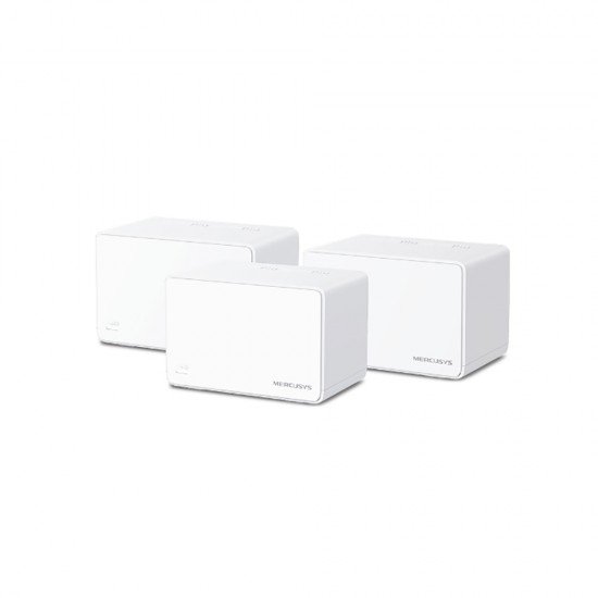 Mercusys H80X(3-pack) AX3000 Whole Home Mesh Wi-Fi 6 System Halo (HALO H80X(3-PACK)) (MERHALO H80X(3-PACK)) Mercusys H80X(3-pack) AX3000 Whole Home Mesh Wi-Fi 6 System Halo (HALO H80X(3-PACK)) (MERHALO H80X(3-PACK))