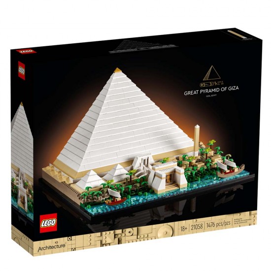 Lego Architecture Great Pyramid of Giza model για 18+ ετών (21058) (LGO21058) Lego Architecture Great Pyramid of Giza model για 18+ ετών (21058) (LGO21058)
