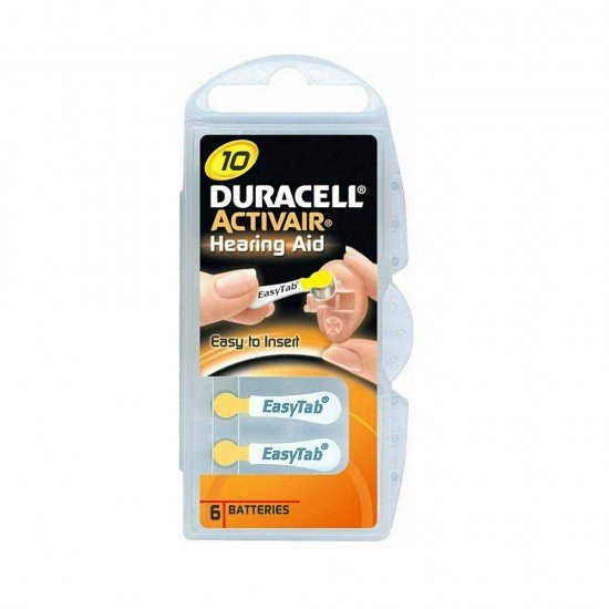 Duracell Activair Μπαταρίες Ακουστικών Βαρηκοΐας 10 1.4V 6τμχ (ACA10MF) (DURACA10MF) Duracell Activair Μπαταρίες Ακουστικών Βαρηκοΐας 10 1.4V 6τμχ (ACA10MF) (DURACA10MF)