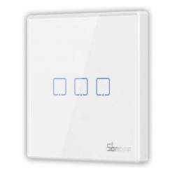 Sonoff wireless 433MHz smart wall switch T2EU3C-RF (3-channel) (M0802030011) (SONM0802030011) Sonoff wireless 433MHz smart wall switch T2EU3C-RF (3-channel) (M0802030011) (SONM0802030011)