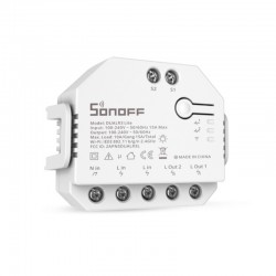 Sonoff Dual R3 Lite Smart Ενδιάμεσος Διακόπτης Wi-Fi σε Λευκό Χρώμα (DUALR3 LITE) (SONDUALR3LITE) Sonoff Dual R3 Lite Smart Ενδιάμεσος Διακόπτης Wi-Fi σε Λευκό Χρώμα (DUALR3 LITE) (SONDUALR3LITE)