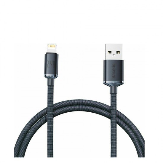 Baseus Crystal Shine Braided USB to Lightning Cable Μαύρο 1.2m (CAJY000001) (BASCAJY000001) Baseus Crystal Shine Braided USB to Lightning Cable Μαύρο 1.2m (CAJY000001) (BASCAJY000001)