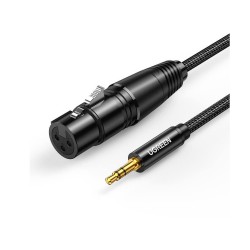 Ugreen Cable XLR female - 3.5mm male Μαύρο 2m  (20244) (UGR20244)