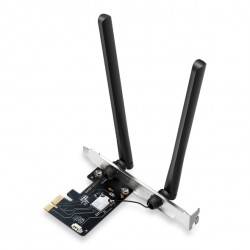 Mercusys AXE5400 Wi-Fi 6E Bluetooth 5.2 PCIe Adapter (MA86XE) (MERMA86XE) Mercusys AXE5400 Wi-Fi 6E Bluetooth 5.2 PCIe Adapter (MA86XE) (MERMA86XE)
