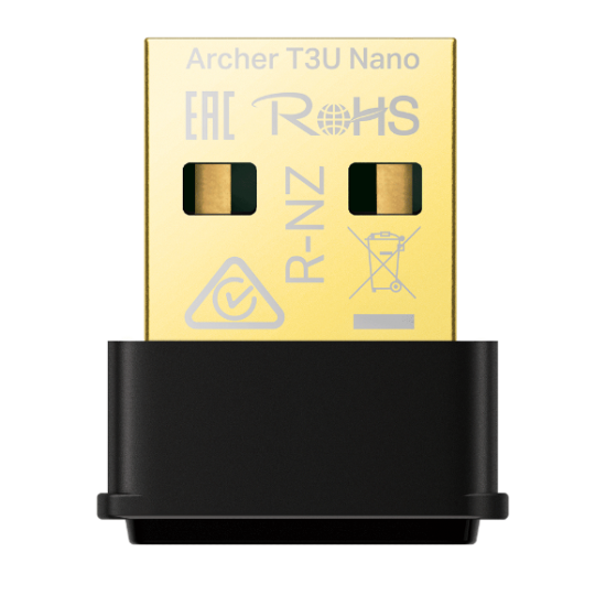 TP-LINK Mini Dual Band Wi-Fi USB Adapter AC1300(ARCHER T3U NANO) (TPARCHERT3UNANO) TP-LINK Mini Dual Band Wi-Fi USB Adapter AC1300(ARCHER T3U NANO) (TPARCHERT3UNANO)