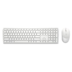 Dell Πληκτρολόγιο-Ποντίκι  Pro  KM5221W  Ασύρματο  White  GR (580-AKHH) (DEL580-AKHH)