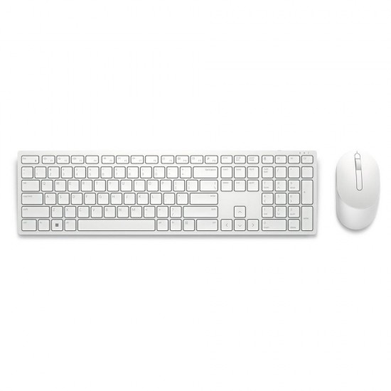 Dell Πληκτρολόγιο-Ποντίκι  Pro  KM5221W  Ασύρματο  White  GR (580-AKHH) (DEL580-AKHH)