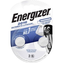 Energizer Ultimate Lithium Μπαταρίες Ρολογιών CR2016 3V 2τμχ (27614249) (ENE27614249) Energizer Ultimate Lithium Μπαταρίες Ρολογιών CR2016 3V 2τμχ (27614249) (ENE27614249)
