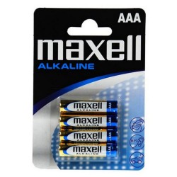 Maxell Αλκαλικές Μπαταρίες AAA 1.5V 4τμχ (9044568) (MAX9044568) Maxell Αλκαλικές Μπαταρίες AAA 1.5V 4τμχ (9044568) (MAX9044568)
