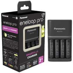 Panasonic Eneloop Pro Smart Plus BQ-CC55 Φορτιστής 4 Μπαταριών Ni-MH Μεγέθους AA/AAA Σετ με 4x AA 2500mAh (39230434) (PAN39230434) Panasonic Eneloop Pro Smart Plus BQ-CC55 Φορτιστής 4 Μπαταριών Ni-MH Μεγέθους AA/AAA Σετ με 4x AA 2500mAh (39230434) (PAN39230434)